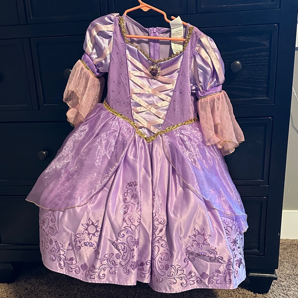 Disney Lavender Princess Dress with Gold Accents